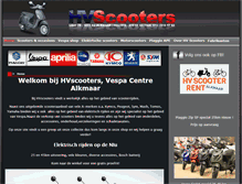 Tablet Screenshot of hvscooters.nl